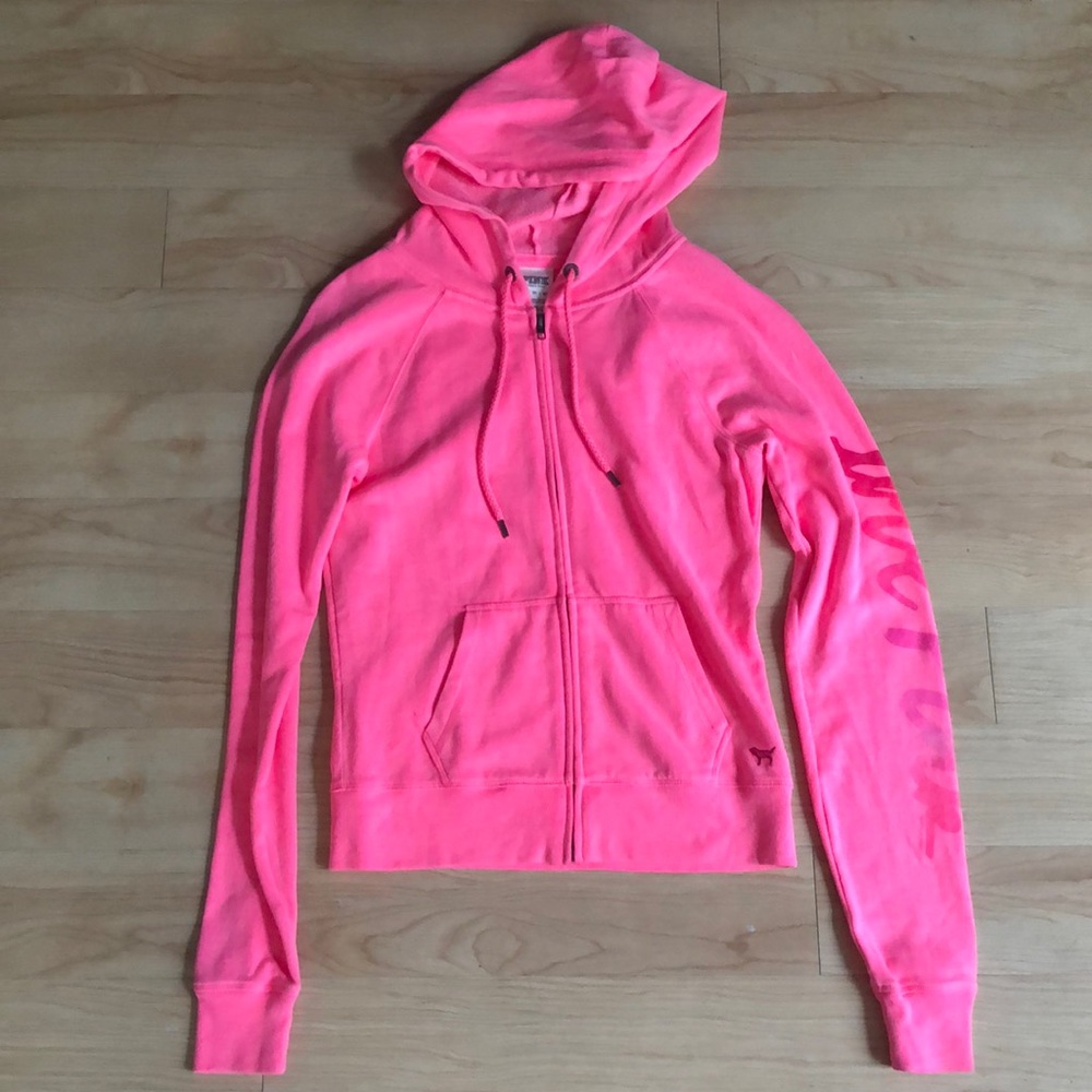 Victoria Secret PINK pink hoodie! Size XS
